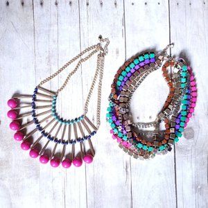 Fun Chunky Brightly Colored Statement Necklaces